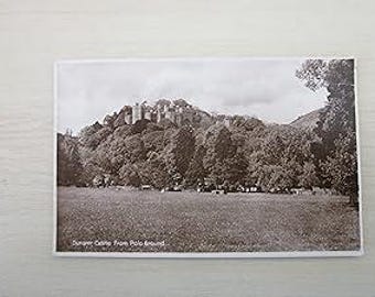 Postcard, Dunster Castle From Polo Ground, Somerset, United Kingdom. Genuine, Original.