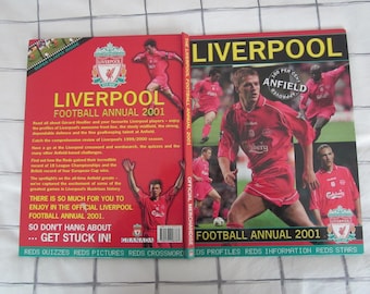 2001 Liverpool FC Annual, Yearbook, Souvenir. Ideal Christmas Gift, Fathers Day, Birthday Present