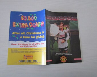 1990s Manchester United Membership & Supporters Club Souvenir/Magazine. Ideal Christmas Gift, Fathers Day, Birthday Present For Him