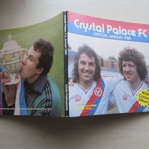 1980 Crystal Palace Football Club Handbook Yearbook Annual. Ideal Christmas Gift Father&#39;s Day Birthday Present For Him