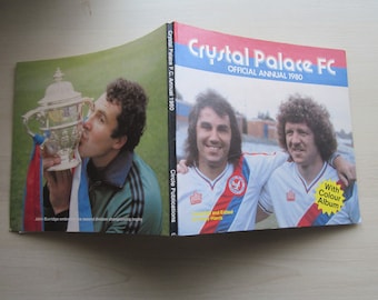 1980 Crystal Palace Football Club Handbook Yearbook Annual. Ideal Christmas Gift Father's Day Birthday Present For Him
