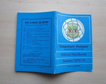 1970-71 Tottenham Hotspur Football Club Handbook, Yearbook, Annual, Souvenir. Ideal Christmas Gift, Fathers Day, Birthday Present