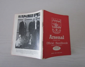 1959-60 Arsenal Football Club Handbook, Yearbook, Souvenir, Memorabilia. Ideal Christmas Gift, Fathers Day, Birthday Present