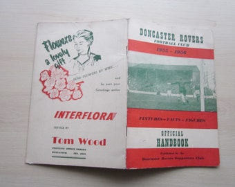 1955-56 Doncaster Rovers Football Club Handbook, Yearbook, Annual, Souvenir. Ideal Christmas Gift, Fathers Day, Birthday Present