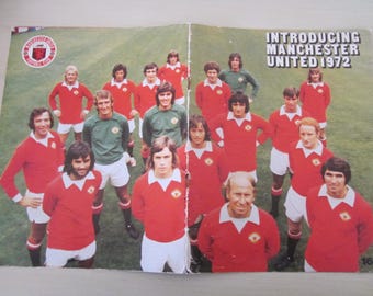 1972 "Introducing Manchester United 1972" Brochure, Publication, Souvenir.