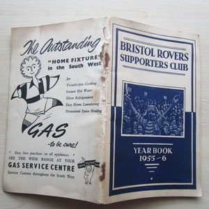 1955-56 Bristol Rovers Football Supporters Club Yearbook, Handbook, Annual. Ideal Christmas Gift, Fathers Day, Birthday Present