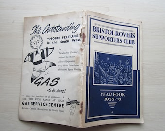 1955-56 Bristol Rovers Football Supporters Club Yearbook, Handbook, Annual. Ideal Christmas Gift, Fathers Day, Birthday Present