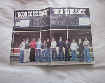 1977 Everton's First Appearance, Football League Cup Final  "Good To Be Back"
