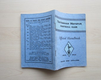 1952-53 Tottenham Hotspur Football Club Handbook, Yearbook, Annual, Souvenir. Ideal Christmas Gift, Fathers Day, Birthday Present
