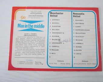 SIGNED Original Chris McGrath 1977-78 Manchester United v Newcastle Utd Programme. Ideal Christmas Gift, Fathers Day, Birthday Present