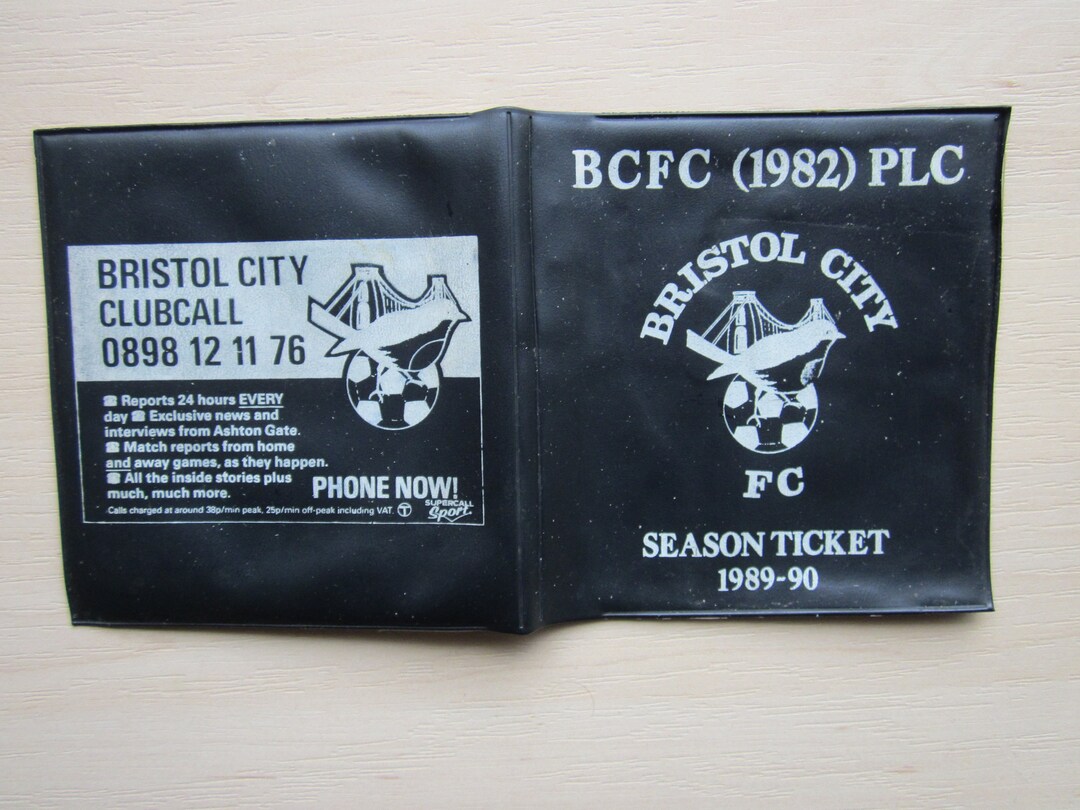 1989-90-bristol-city-football-club-used-season-ticket-etsy-uk