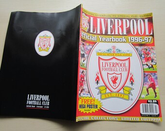 1996-97 Original Liverpool Football Club Yearbook, Handbook, Souvenir, Collectable.