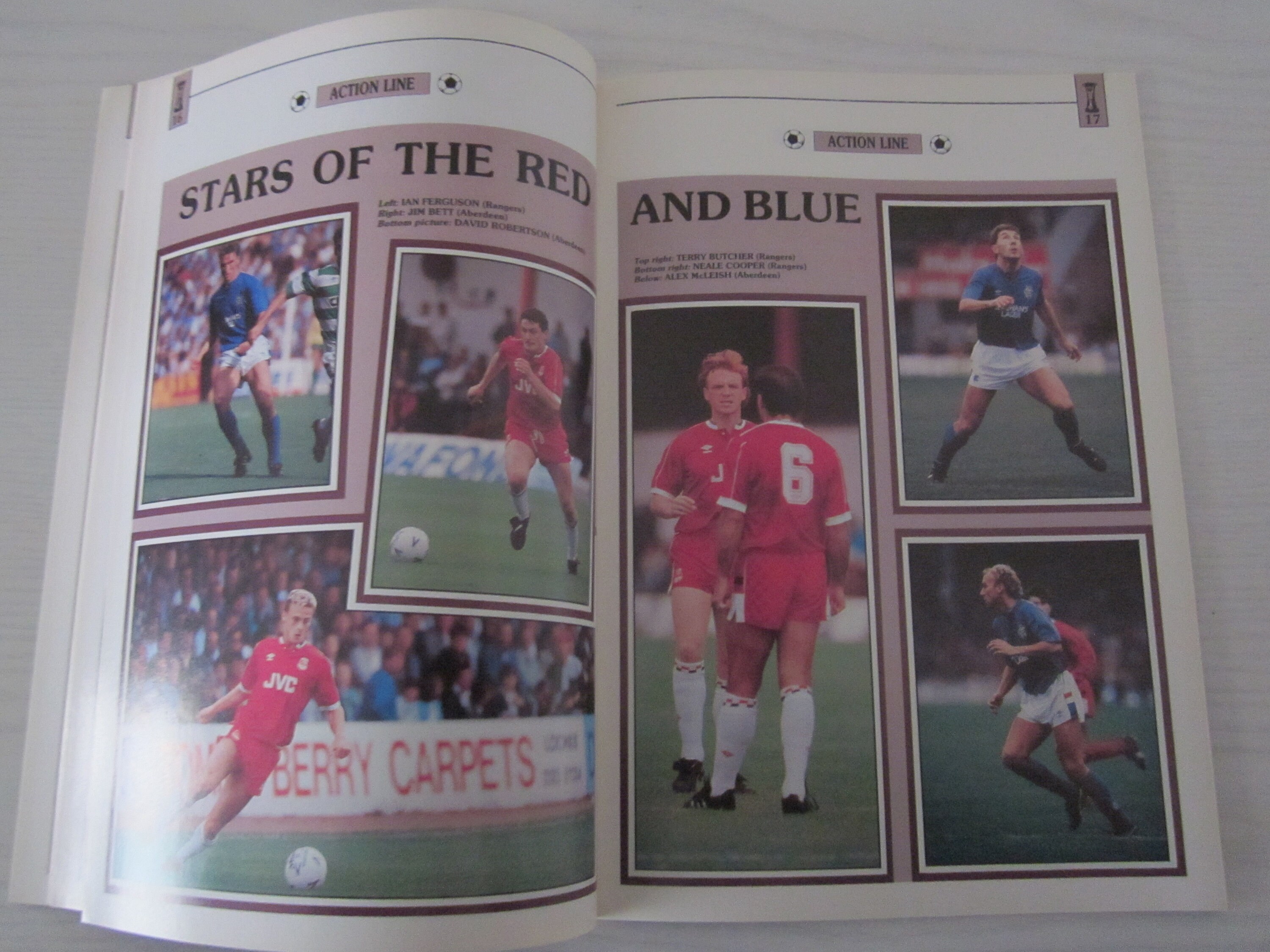 1988 Aberdeen FC V Rangers FC Scottish League Cup Final Etsy UK