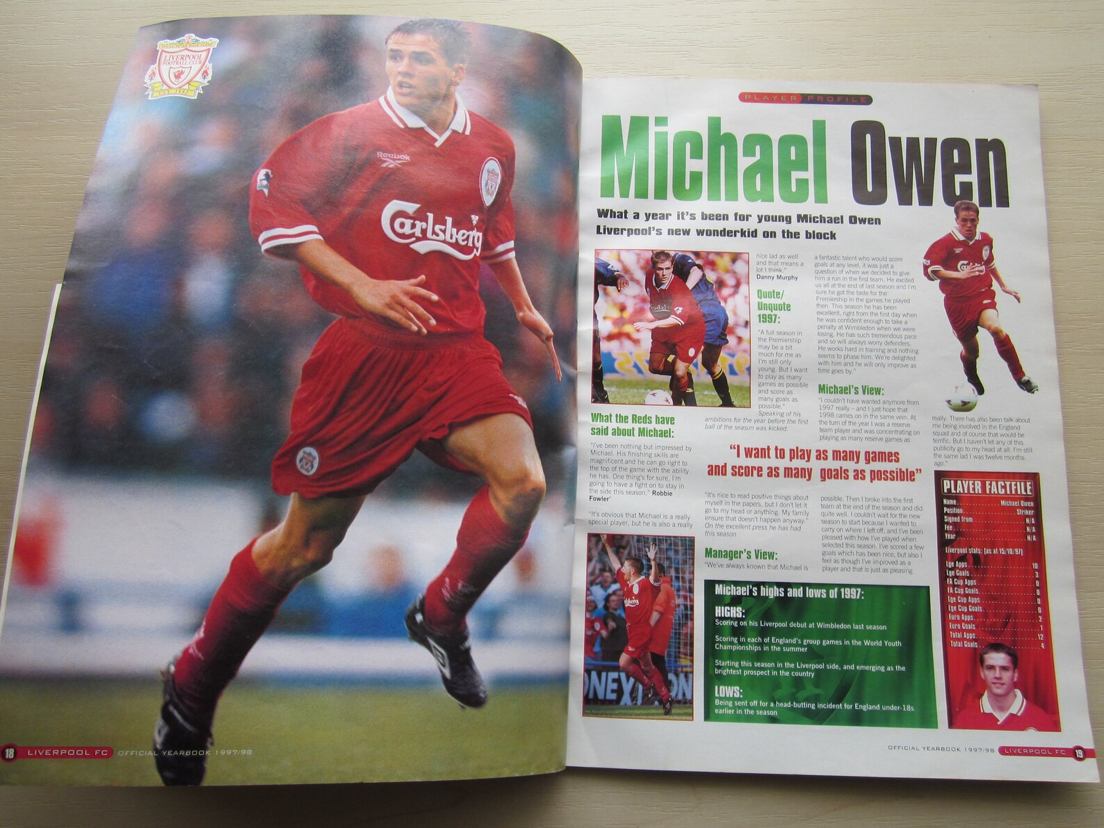 199798 Liverpool Football Club Yearbook Manuel Annuel Etsy France