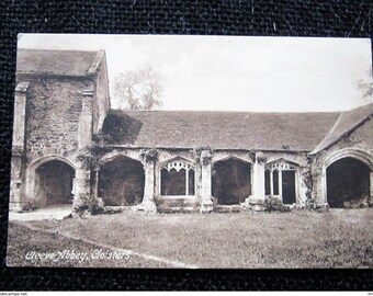 Original Old Printed Postcard, postally unused, Frith's series,"27525",  Cleeve Abbey, Cloisters, Somerset, England, Great Britain, UK
