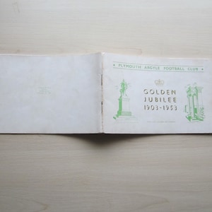 1903-1953 Plymouth Argyle Football Club Golden Jubilee Handbook