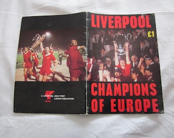 1976-77 Original Liverpool "Champions of Europe". 48 pages tribute to Liverpool's greatest ever season.