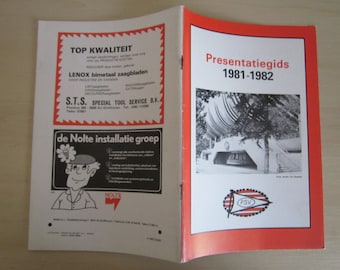 1981-82 PSV Eindhoven Football Club Handbook, Yearbook, Annual, Souvenir. Ideal Christmas Gift, Fathers Day, Birthday Present