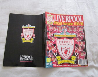 1995-96 Liverpool Football Club Yearbook, Handbook, Memorabilia, Souvenir.