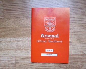 1978-79 Arsenal Football Club Handbook, Yearbook, Ideal Christmas Gift, Fathers Day, Birthday Present