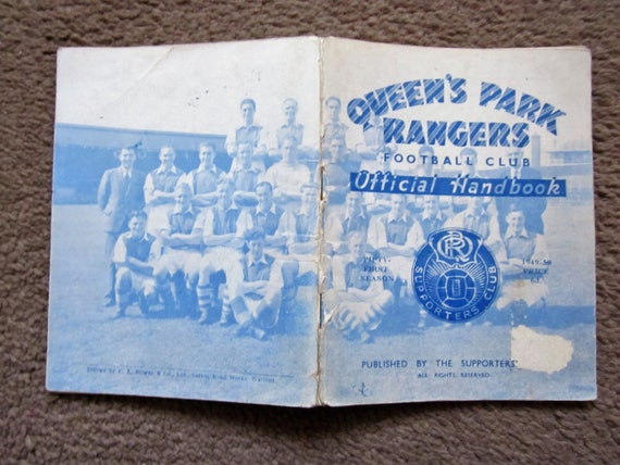 1949 50 Queens Park Rangers Qpr Football Soccer Etsy