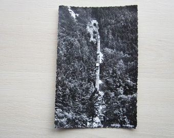 1950s Postcard, Hotel Rest, Interlaken, Harderbahn, Zurich, Switzerland. REAL PHOTO Postcard, Genuine, Original, Used. Postmarked 1950