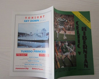 1988-89 Celtic v Hibernian Scottish Cup Semi-Final Football Match Programme. Ideal Christmas Gift Fathers Day Birthday Present