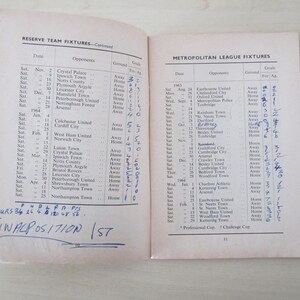 FOOTBALL TOTTENHAM HOTSPUR A TEAM LINE UP SPURS ; 2 AUGUST 1963 Stock
