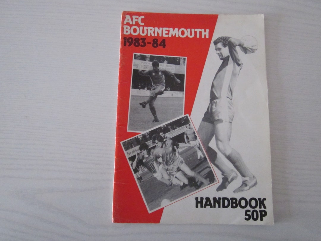 198384 Bournemouth Football Club Handbook, Yearbook, Souvenir