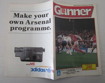 1987-88 Arsenal v Everton F A Cup Semi-Final SECOND LEG Football Programme. Ideal Christmas Gift, Fathers Day, Birthday Present