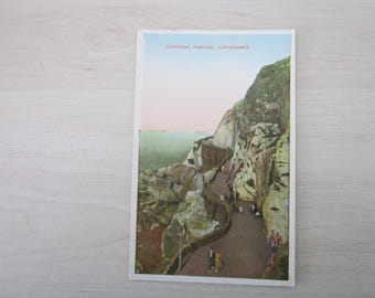 Capstone Parade, Ilfracombe, United Kingdom, Genuine, Original, Real Photo Postcard (RPPC).