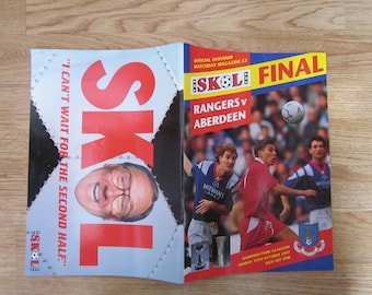 1992 Rangers v Aberdeen Scottish League Cup (Skol) Final Football Programme.