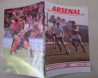 1983-84 Arsenal Football Club Handbook, Yearbook, Annual, Souvenir.