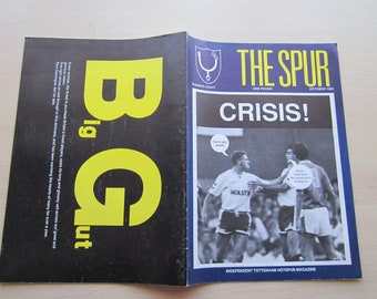 1989-91 THREE Original "THE SPUR" Tottenham Hotspur Football Club Magazines, Souvenir. Ideal Christmas Gift Fathers Day Birthday Prese