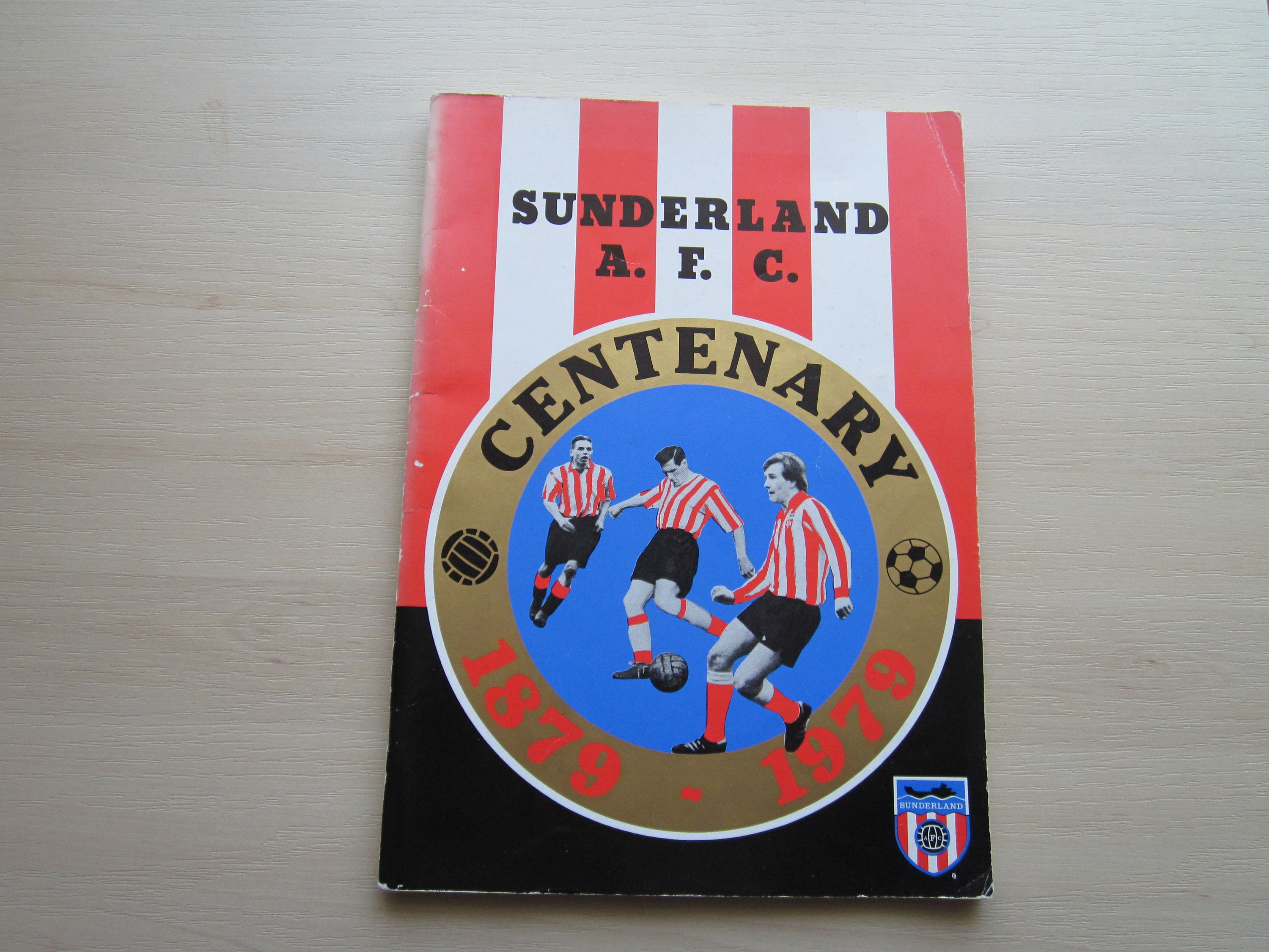 Image of 1879-1979 Original Sunderland Fc Centenary Handbook Yearbook Annual Souvenir. Ideal Christmas Gift, Fathers Day, Birthday Present