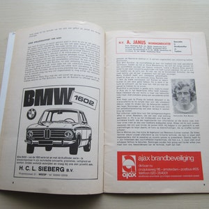 Programme de football de la finale de la Coupe intercontinentale Independiente Ajax 1972. Idéal cadeau de Noël, fête des pères, cadeau d'anniversaire image 4