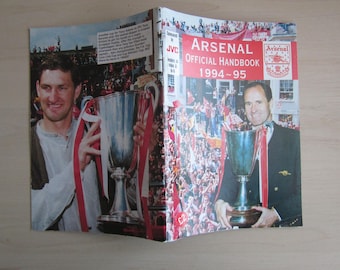 1994-95 Arsenal Football Club European Cup Winners Cup Edition Handbook. Ideal Christmas Gift, Fathers Day, Birthday Present