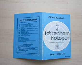 1977-78 Tottenham Hotspur Football Club Magazine, Handbook, Yearbook, Souvenir. Ideal Christmas Gift, Fathers Day, Birthday Present