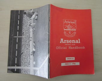 1970-71 Arsenal Football Club Handbook, Yearbook, Annual, Souvenir.