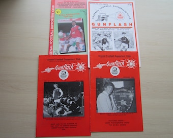 1982-1995 FOUR Arsenal Football Club Fanzines, Magazines, Souvenirs. Ideal Christmas Gift, Fathers Day, Birthday Present