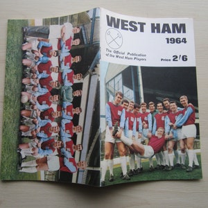 1964 West Ham United Football Club Handbook, Yearbook, Annual. Ideal Christmas Gift, Fathers Day, Birthday Present For Him