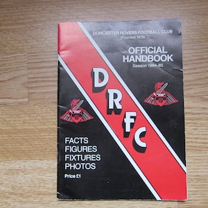 1984-85 Doncaster Rovers Football Club Handbook, Yearbook, Annual, Souvenir. Ideal Christmas Gift, Fathers Day, Birthday Present