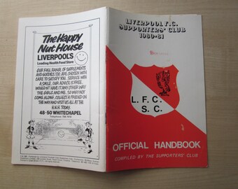 1980-81 Liverpool Football Supporters' Club Handbook, Yearbook, Annual, Souvenir. Ideal Christmas Gift, Fathers Day, Birthday Present