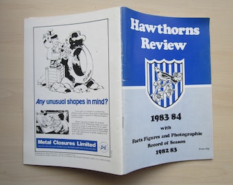 1983-84 West Bromwich Albion WBA FC Football Club Handbook. Ideal Christmas Gift, Father's Day, Birthday Present