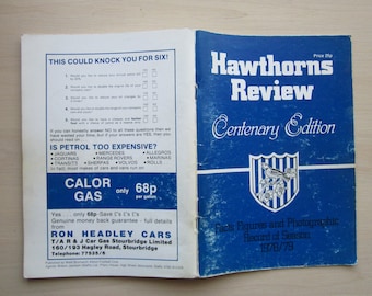 1978-1979 West Bromwich Albion WBA FC Football Club Centenary Brochure Souvenir Handbook. Ideal Christmas GIft, Birthday Present