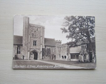 Postcard, Ambulatory And Beaufort Tower, St. Cross, Winchester, UK. Genuine, Original. Unused.