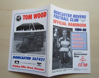 1994-95 Doncaster Rovers Football Club Handbook, Yearbook, Annual, Memorabilia. Ideal Christmas Gift, Fathers Day, Birthday Present