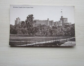 Postcard, Windsor Castle From Home Park, UK. REAL PHOTO Postcard, Genuine, Original. Unused.