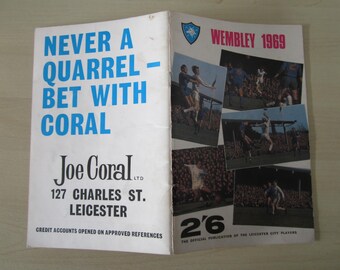 Wembley 1969, Leicester City's Route To The F A Cup Final Brochure/ Programme.
