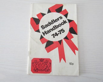 1974-75 Walsall Football Club, Handbook, Yearbook, Souvenir, Memorabilia. Ideal Christmas Gift, Fathers Day, Birthday Present